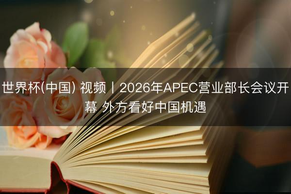 世界杯(中国) 视频丨2026年APEC营业部长会议开幕 外方看好中国机遇